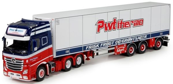 TEK70289 - MERCEDES BENZ Actros Gigaspace 6x2 avec semi frigo 3 essieux Peter Wouters - 1