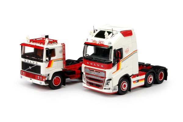 TEK70490 - VOLVO F12 6x4 et VOLVO FH04 Globetrotter XL 3 Essieux OLD SKOOL STYLE - 1