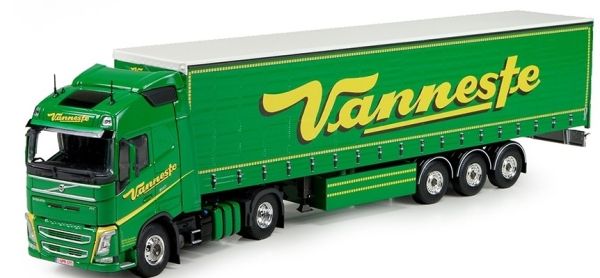 TEK70977 - VOLVO FH04 Globetrotter 4x2 avec semi bachée 3 essieux transport Vanneste - 1