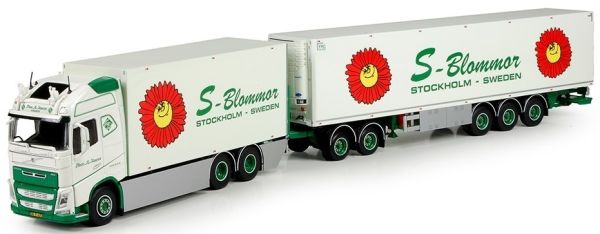 TEK71080 - VOLVO FH04 Globetrotter XL porteur caisse rigide frigorifique et combi avec remorque frigo transport Steen Hansen - 1