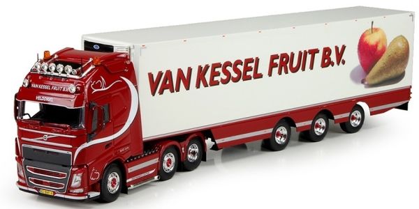 TEK71082 - VOLVO FH04 Globetrotter XL 6x4 avec remorque frigo 3 essieux VAN KESSEL - 1