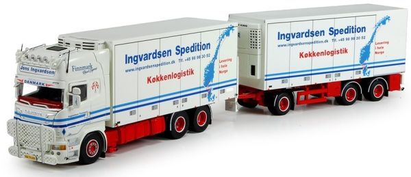 TEK71673 - SCANIA R730 porteur frigo 6x2 et remorque frigo 3 essieux Jens Ingvardsen - 1