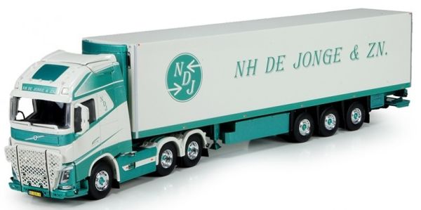TEK72732 - VOLVO FH04 Globetrotter XL 6x4 avec semi frigo 3 Essieux NH DE JONGE - 1