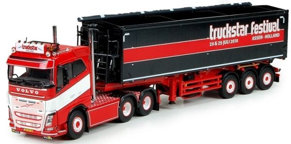 TEK73177 - VOLVO FH16 6x2 avec semi benne Stas 3 essieux Truckstar Festival 2018 - 1