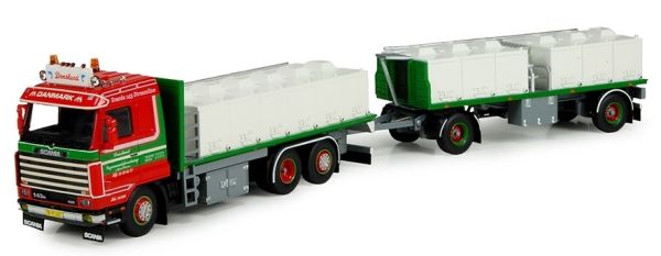 TEK73728 - SCANIA R143 Topline porteur 6x2 transport de poissons et remorque Donslund - 1