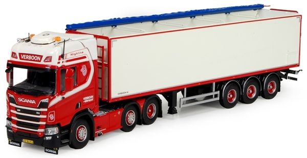 TEK75124 - SCANIA R Highline 6x2 et remorque pour transport de pommes de terre entreprise Verboon - 1