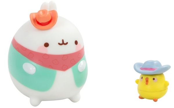 TL66030/01 - Figurine MOLANG - Piu Piu et molang en Cowboys - 1