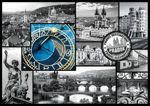 TRF10346 - Puzzle 1000 Pièces Prague 68 x 48 cm - 1