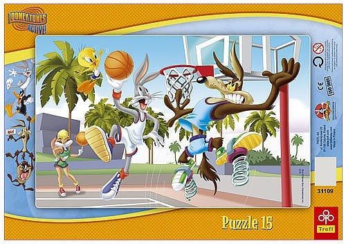 TRF31109 - Puzzle 15 pièces LONNEY TUNES 25 x 16 cm - 1