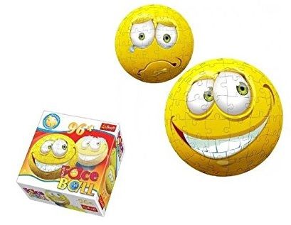 TRF60204 - Puzzle 3D 96 pièces Smiley Jaune - 1