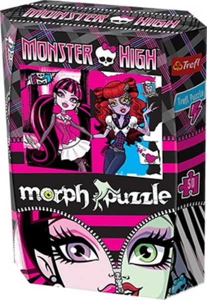 TRF35301 - Puzzle 50 pièces MONSTER HIGH (Draculaura et Lorna Mcnessie)  33 x 23 cm - 1