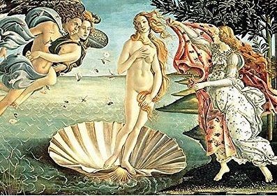 TRF37214 - Puzzle 500 pièces avec poster La naissance de Vénus 34 x 48 cm - 1