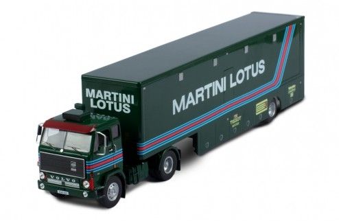 IXOTTR025 - VOLVO F88 4x2 avec remorque 1 Essieu MARTINI LOTUS - 1