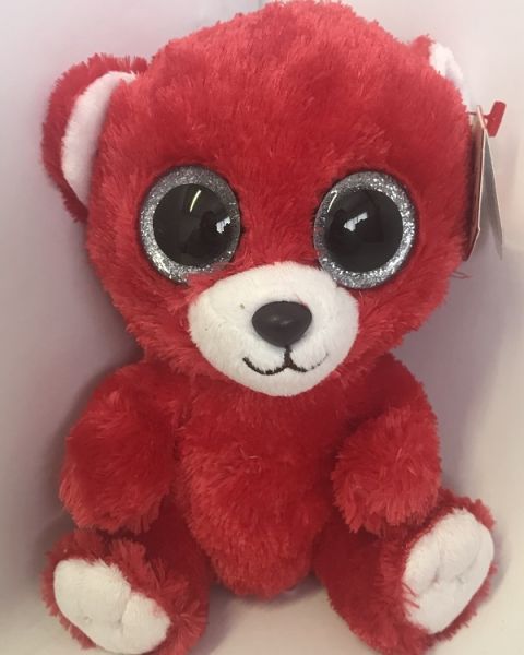 Peluche ourson - Rouge - Référence 37115 fabriquée par TY