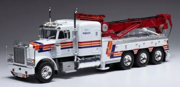 IXOTTR030.22 - PETERBILT 359 Wrecker 8x6 Dépanneuse Blanche - 1
