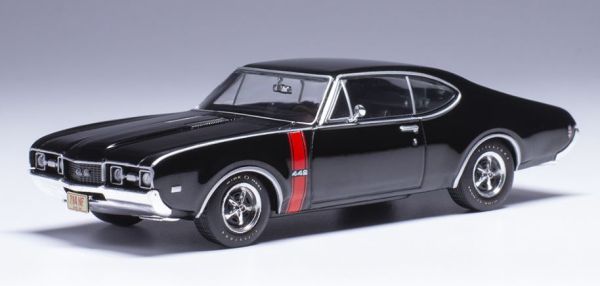 IXO-U43RDC006 - OLDSMOBILE 442 W-30 1968 Noir - EBONY BLACK - USA EDITION - 1