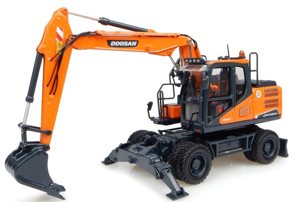 UH8108 - Pelle sur Pneus DOOSAN DX140W - 1