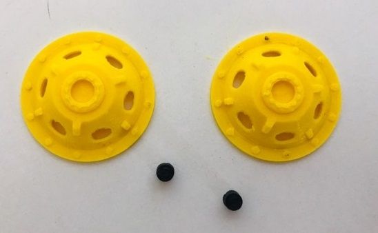 UM184 - 2 voiles de roues miniature pour JOHN DEERE 7310R - 1