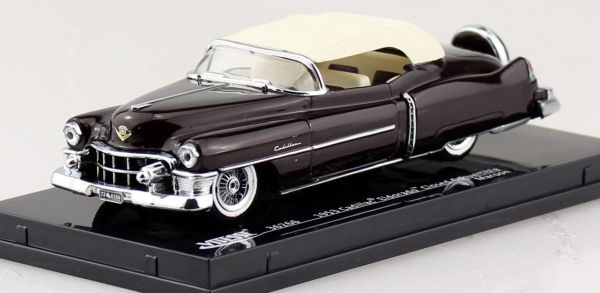 VIT36266 - CADILLAC Eldorado cabriolet marron capote fermée 1953 - 1