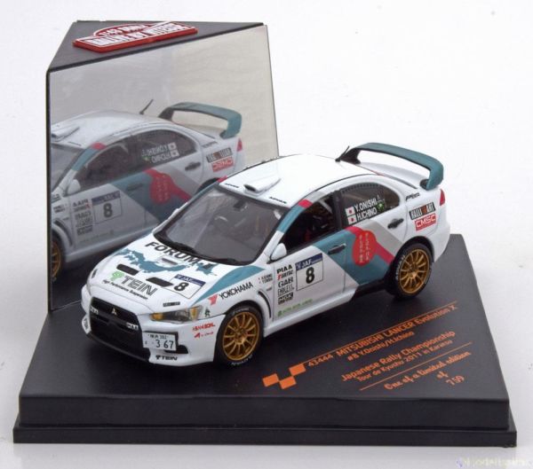VIT43444 - MITSUBISHI Lancer Evolution X Onishi/Ichino rallye du Japon 2011 - 1