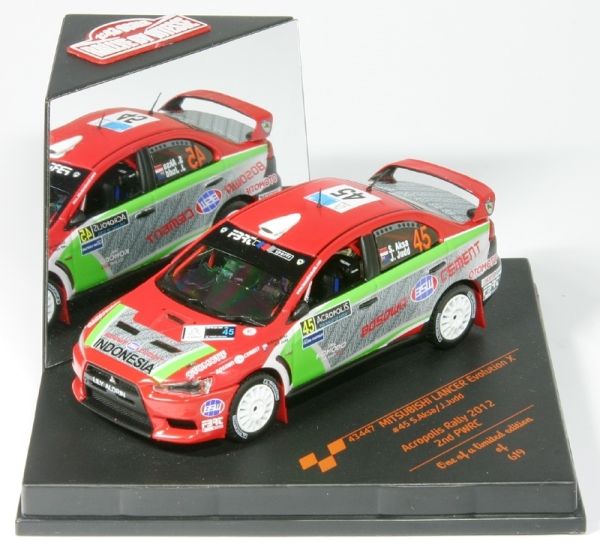 VIT43447 - MITSUBISHI Lancer Evolution X #45 rallye Acropolis 2012 S.Aksa /J.Judd - 1