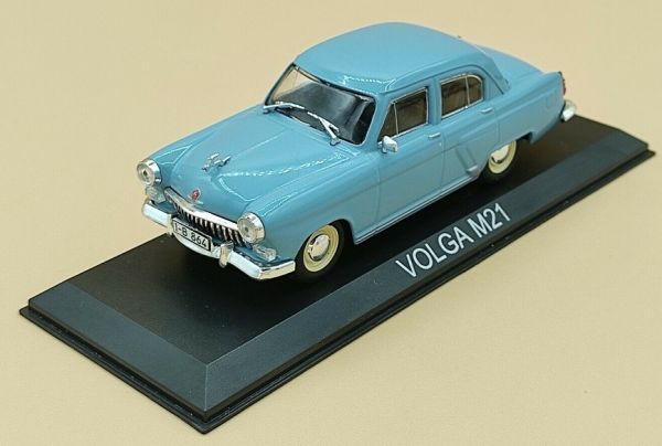 MAGLCVOLM21B - VOLGA M21 1959 berline 4 portes bleue vendue sous blister - 1