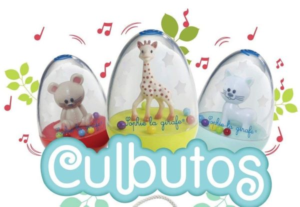 VUL230780 - Set de 3 culbutos SOPHIE LA GIRAFE - 1