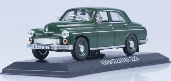 MAGLCWARS223 - WARSZAWA 223 berline 4 portes 1962 verte vendue sous blister - 1