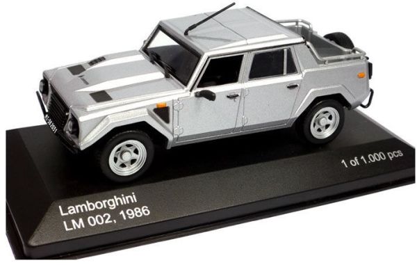 WBX105 - LAMBORGHINI LM002 1986 pick-up gris argent - 1