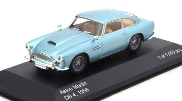 WBX150 - ASTON MARTIN DB4 1958 bleue métal - 1