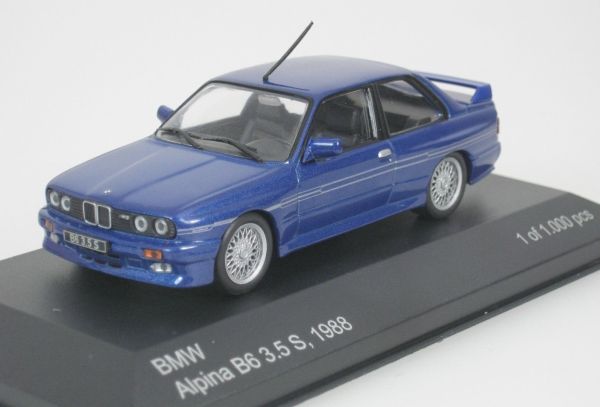 WBX157 - BMW Alpina B6 3.5 S 1988 bleue métal - 1