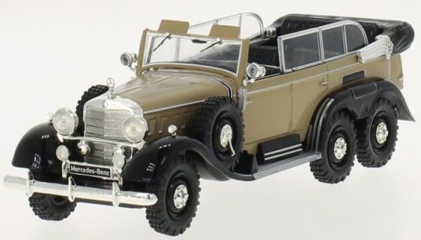 WBX158 - MERCEDES BENZ G4 (W31) 1938 cabriolet beige 2 essieux arrière - 1