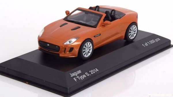 WBX166 - JAGUAR  F-Type S 2014 cabriolet orange - 1