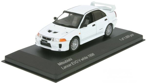 WBX216 - MITSUBISHI Lancer Evo V RHD 1998 blanche - 1