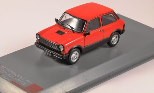 WBX241 - AUTOBIANCHI A112 Abarth 1979 rouge bas de caisse noir - 1