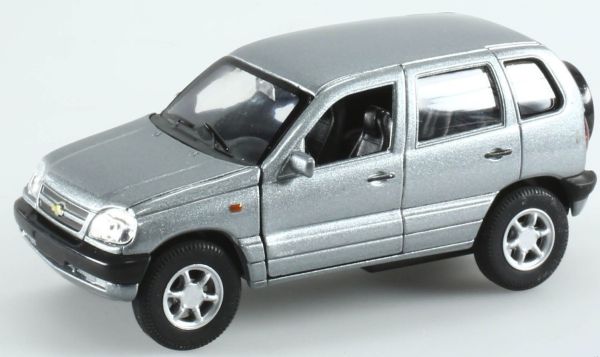 WEL11360 - CHEVROLET Niva 4x4 gris jouet à friction - 1