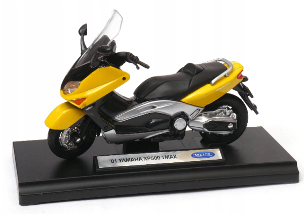 Moto YAMAHA XP500 TMAX jaune et noir | Collect World