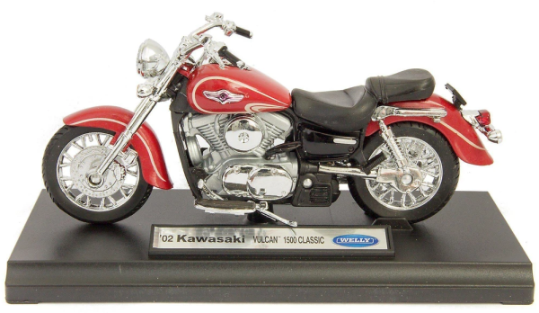 WELK19660PWC - Moto KAWASAKI Vulcan 1500 2002 Classic rouge - 1