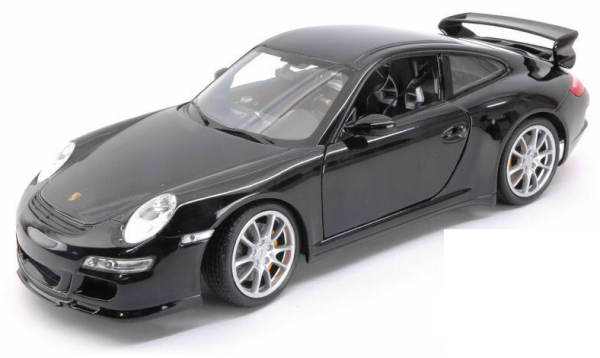 WEL18024W - PORSCHE 911 GT3 2008 noire - 1