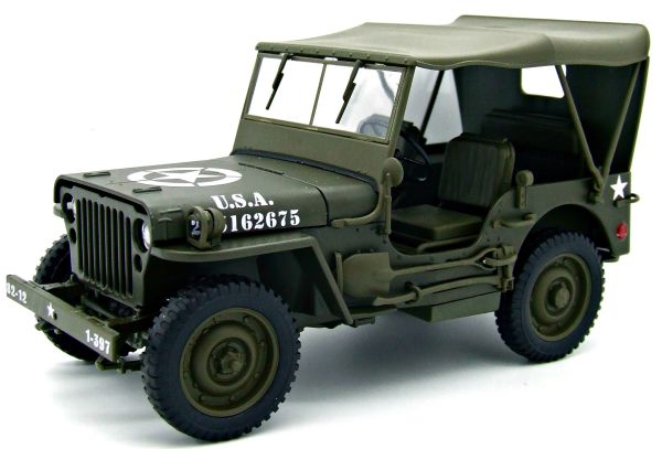 WEL18055H-W - JEEP WILLYS US Army 1944 bâche fermée - 1