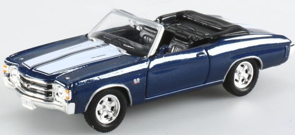 WEL18684 - CHEVROLET Chevette SS 454 cabriolet ouvert bleu jouet à friction - 1