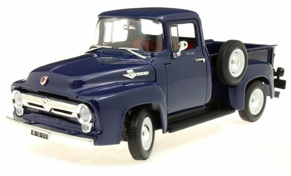 WEL19831W - FORD F-100 pick-up 1956 bleu - 1