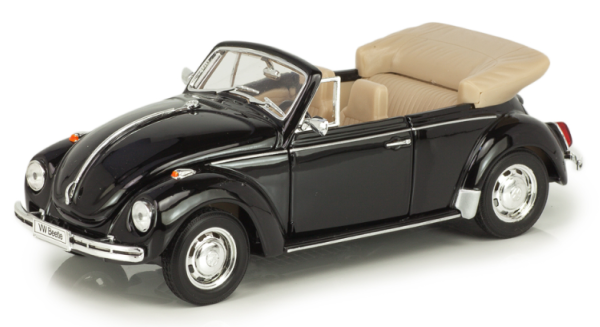 WEL22091W - VOLKSWAGEN Beetle 1960 cabriolet ouvert noir - 1