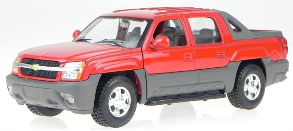 WEL22094W - CHEVROLET Avalanche pick-up 2002 rouge - 1