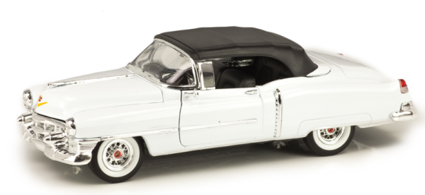 WEL22414WB - CADILLAC Eldorado 1953 cabriolet fermé blanc - 1
