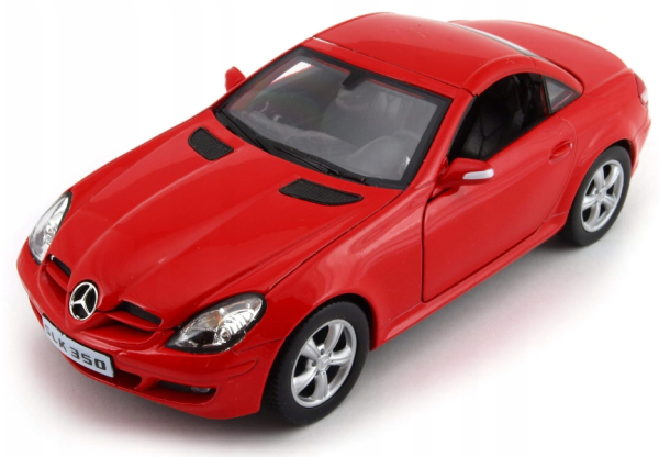 WEL22462W - MERCEDES BENZ SLK 350 2004 rouge hardtop fermé - 1