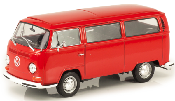 WEL22472W - VOLKSWAGEN T2 1972 familiale rouge - 1