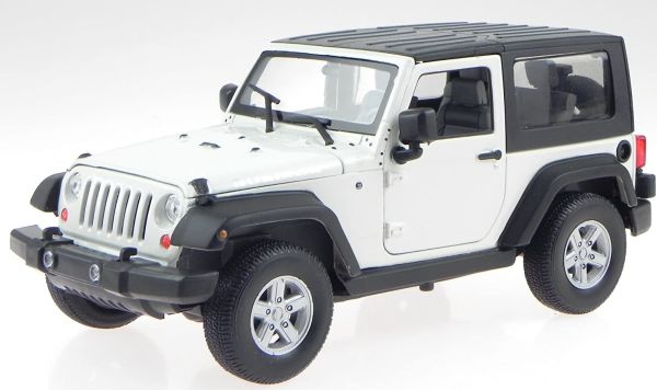 WEL22489W - JEEP Wrangler Rubicon 2007 blanc hardtop fermé - 1