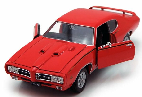 WEL22501W - PONTIAC GTO 1969 rouge - 1