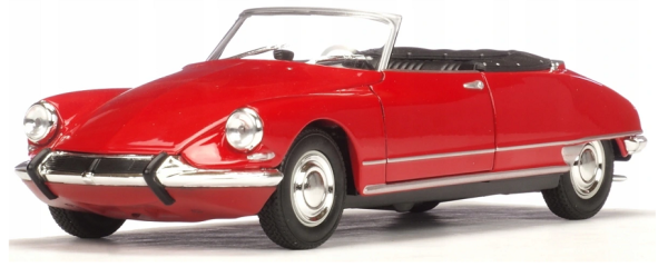 WEL22506W - CITROEN DS 19 1956 cabriolet ouvert rouge - 1